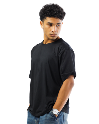 Signature Plain Black T-Shirt