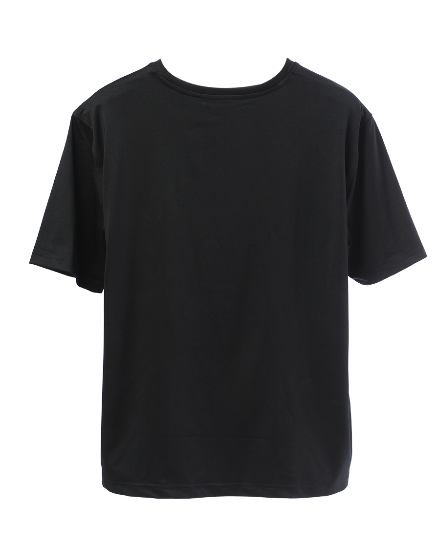 Signature Plain Black T-Shirt